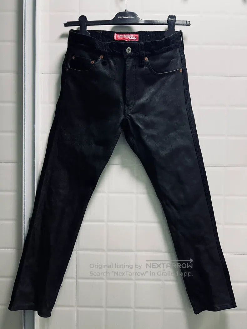 Junya Watanabe Junya Watanabe size XS Horse Leather Denim Pants Size US 27 - 1 Thumbnail