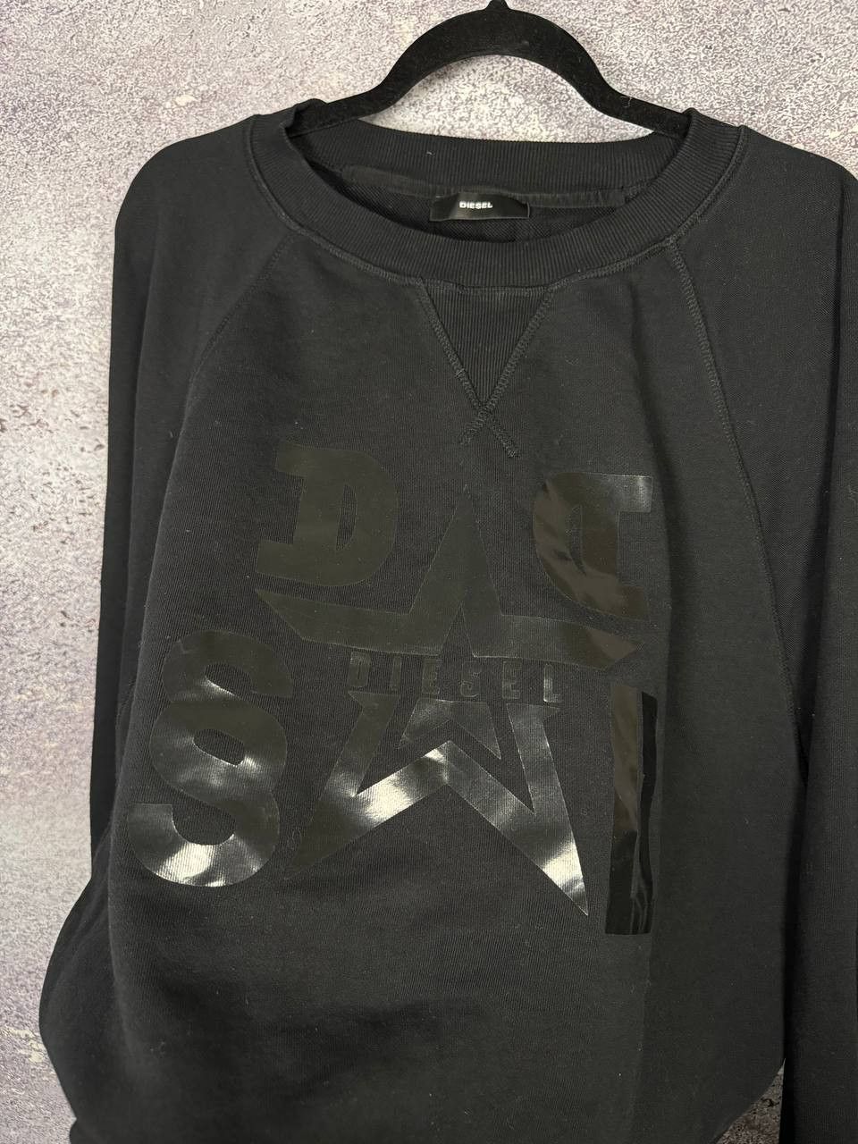 Diesel Diesel Sweatshirt Black Logo Streetwear XL Size Size US XL / EU 56 / 4 - 9 Thumbnail