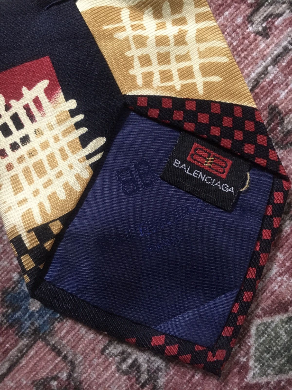 Balenciaga Balenciaga Classic Silk Ties Size ONE SIZE - 4 Thumbnail