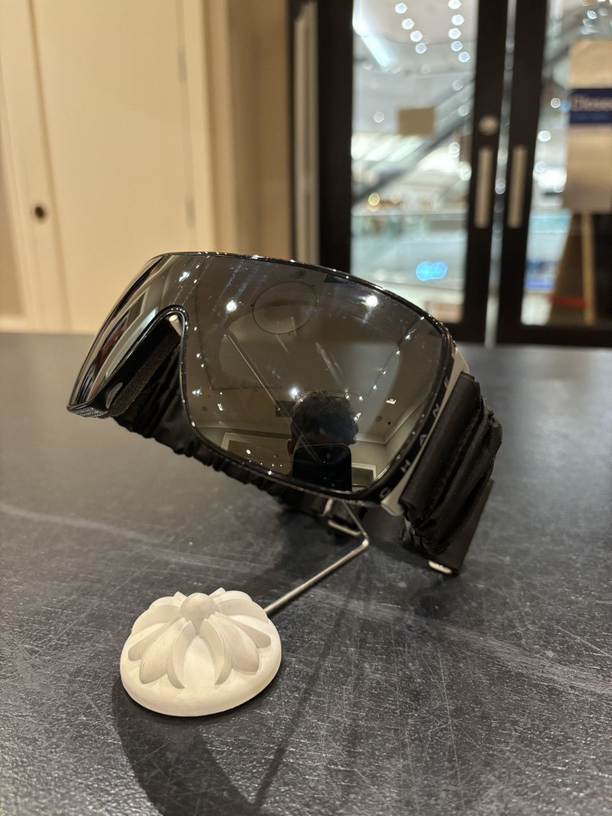 Chanel Chanel Goggle Strap Sunglasses Size ONE SIZE - 1 Thumbnail