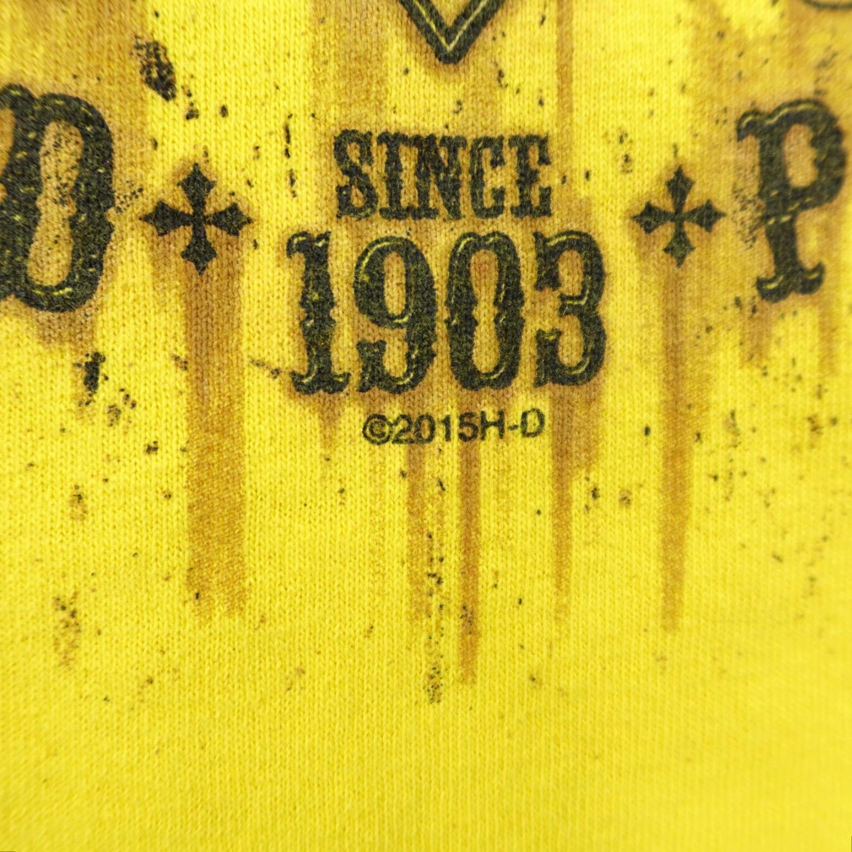Harley Davidson Harley-Davidson Shirt Mens XL Yellow Biker Motorcycle Tee Crew Neck Short Sleeve Graphic Print Vintage? No Vintage. Size US XL / EU 56 / 4 - 4 Thumbnail
