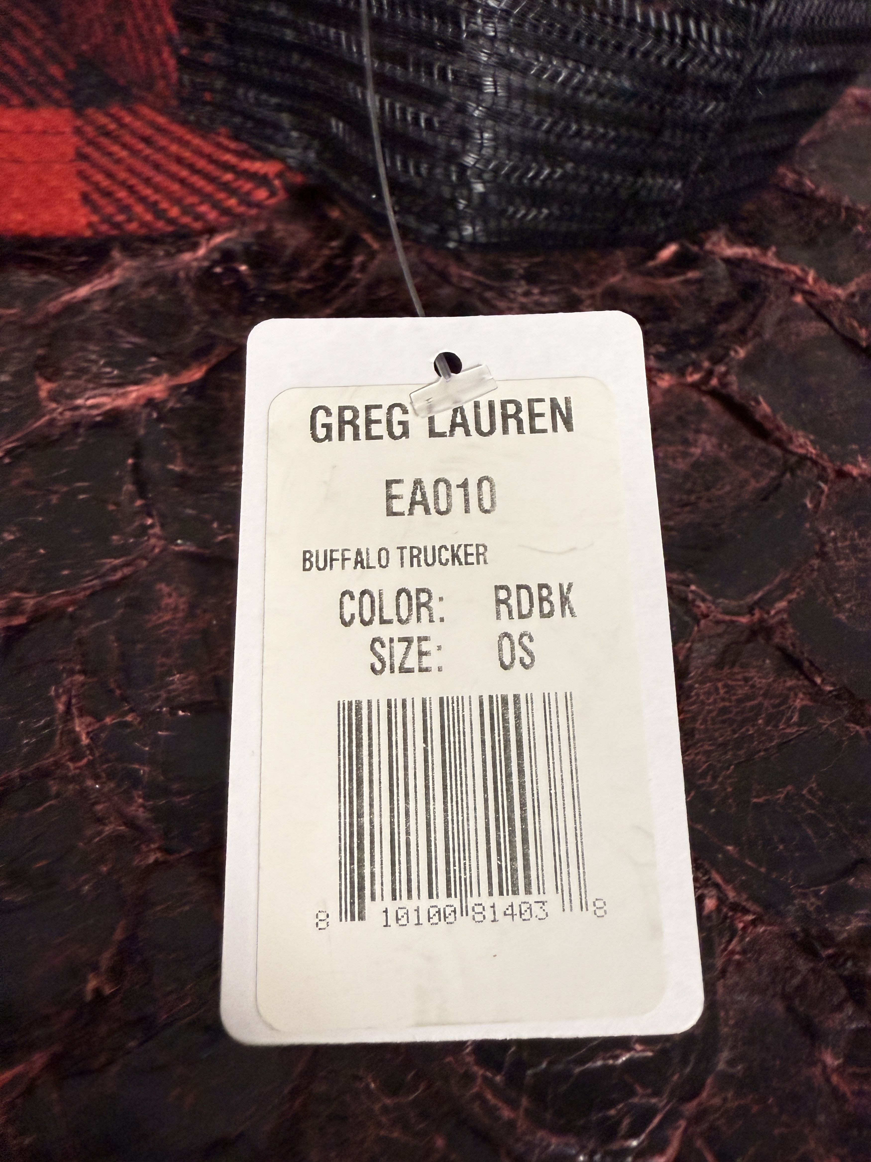 Greg Lauren Greg Lauren Buffalo Plaid Trucker Hat Size ONE SIZE - 5 Thumbnail