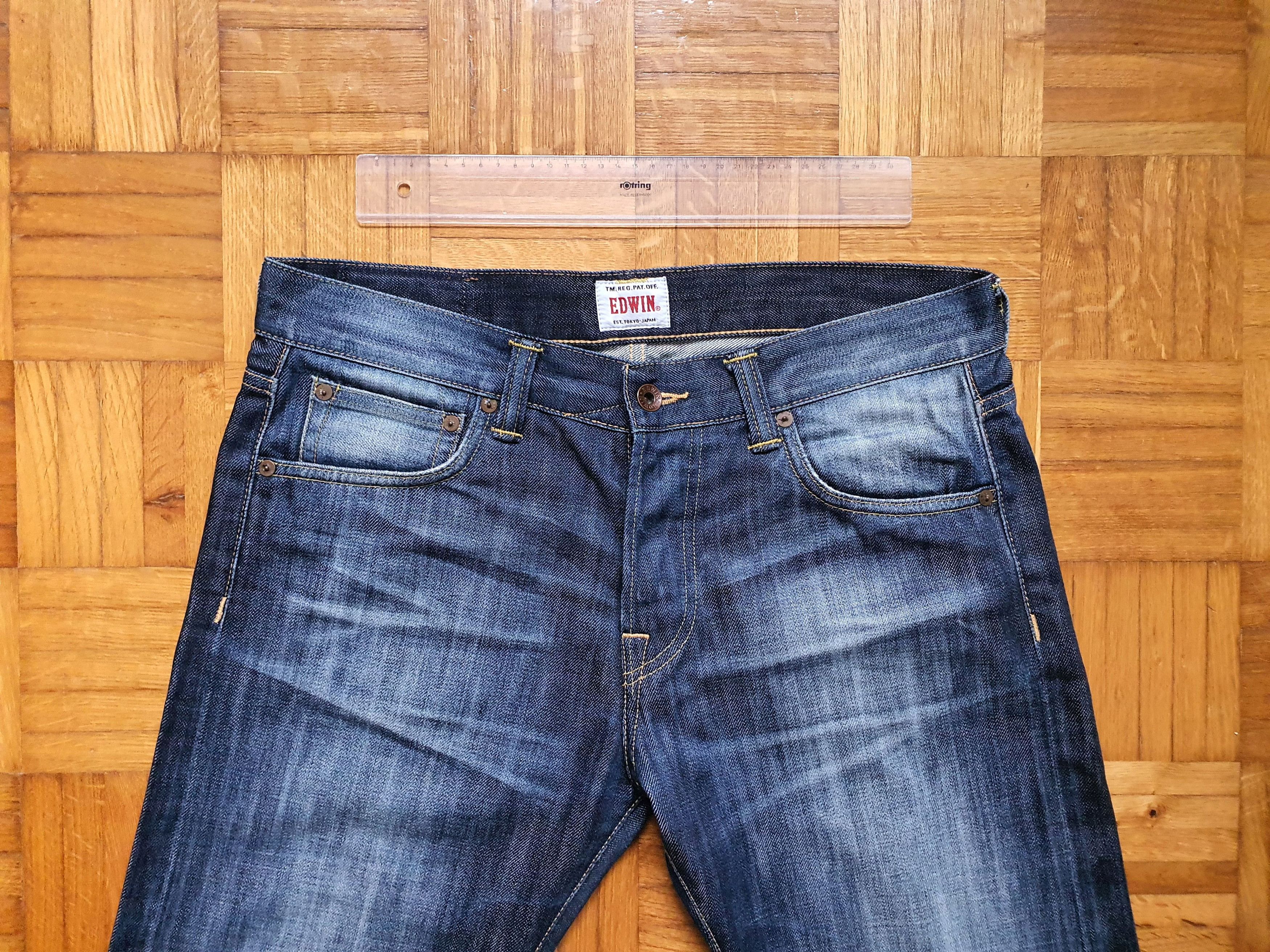 Edwin ED-71 SLIM - Denim Jeans (Regular Slim, Mid Rise) - W31 Size US 31 - 3 Thumbnail
