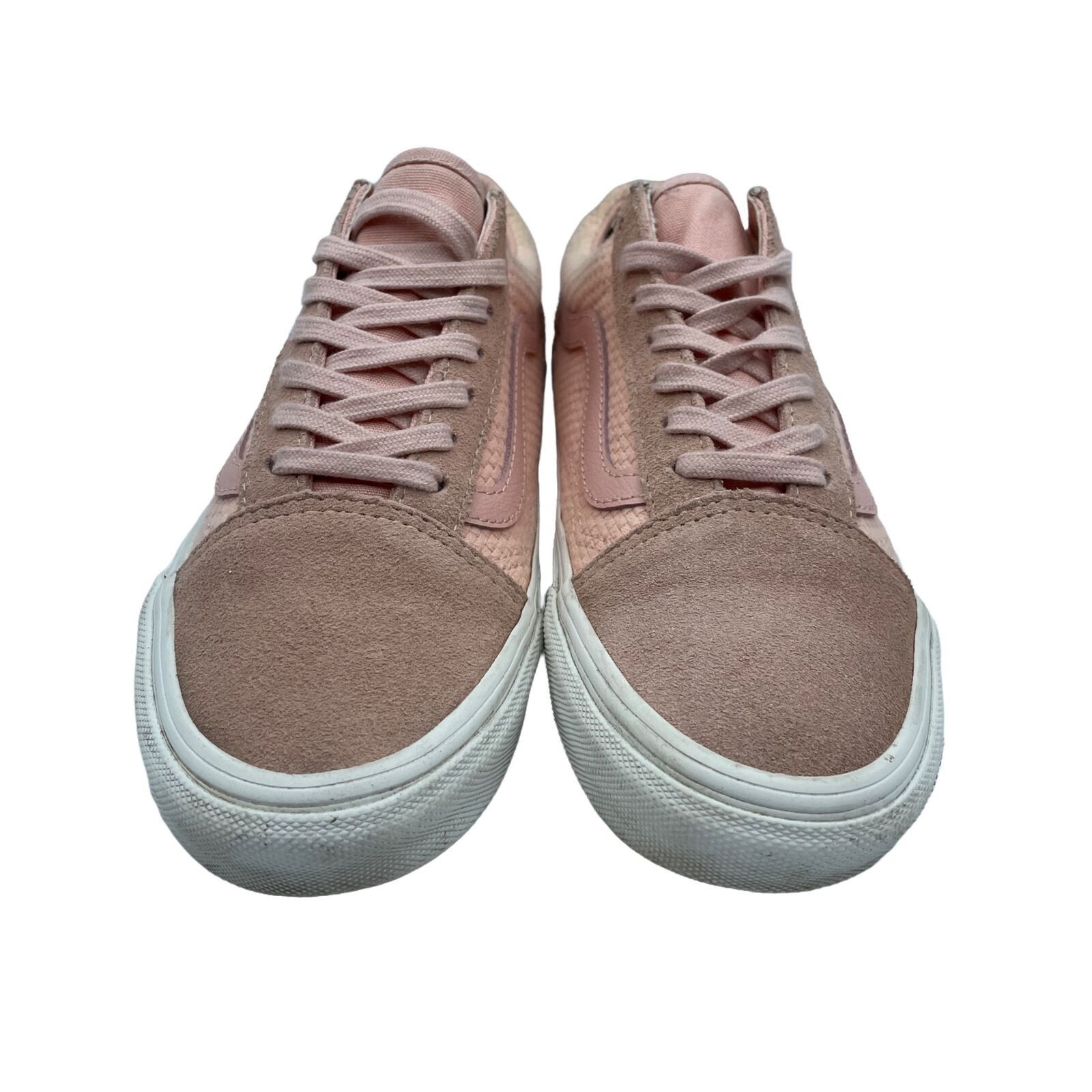 Vans Vans Old Skool Low Pink Canvas Shoes Casual Skate Womens 5.5 Size US 5.5 / IT 35.5 - 3 Thumbnail
