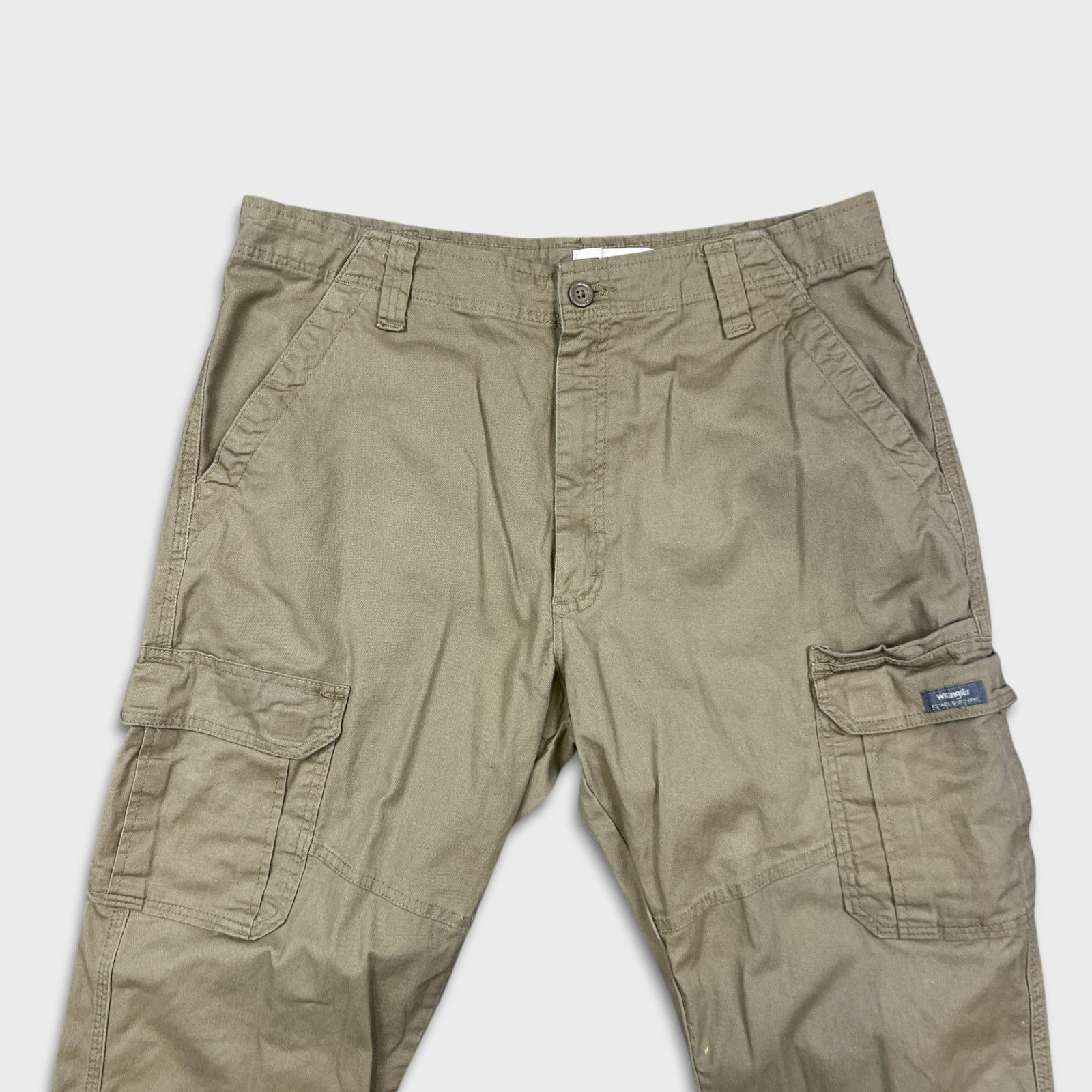 Vintage × Wrangler Wrangler Pants 36x34 Relaxed Casual Pocketed Cargo Trousers Size US 36 / EU 52 - 2 Thumbnail