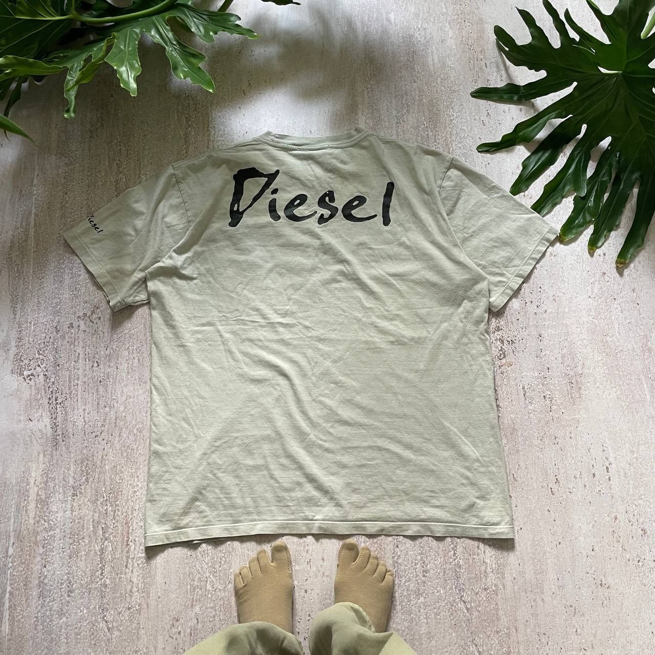 Diesel VINTAGE Y2K DIESEL JAPANESE AMAZING RARE T SHIRT 94 Size US XL / EU 56 / 4 - 2 Thumbnail