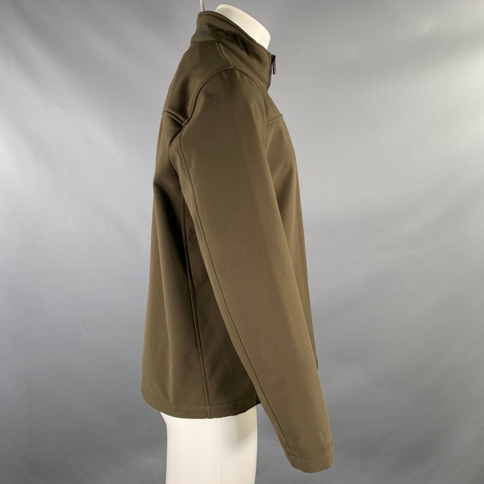 Calvin Klein CALVIN KLEIN Size M Olive Polyester Spandex Zip Up Jacket Size US M / EU 48-50 / 2 - 3 Thumbnail