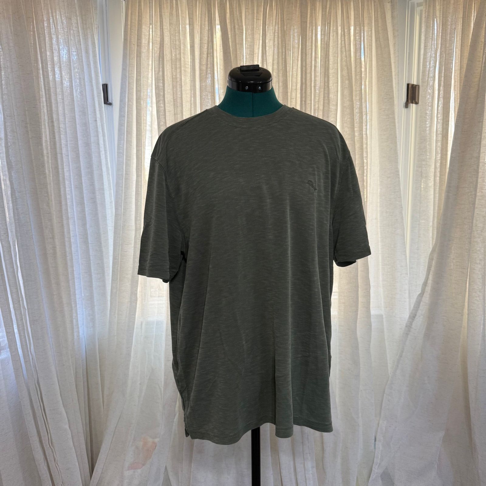 Tommy Bahama Tommy Bahama Olive Green Tee | Sz L Size US L / EU 52-54 / 3 - 2 Thumbnail