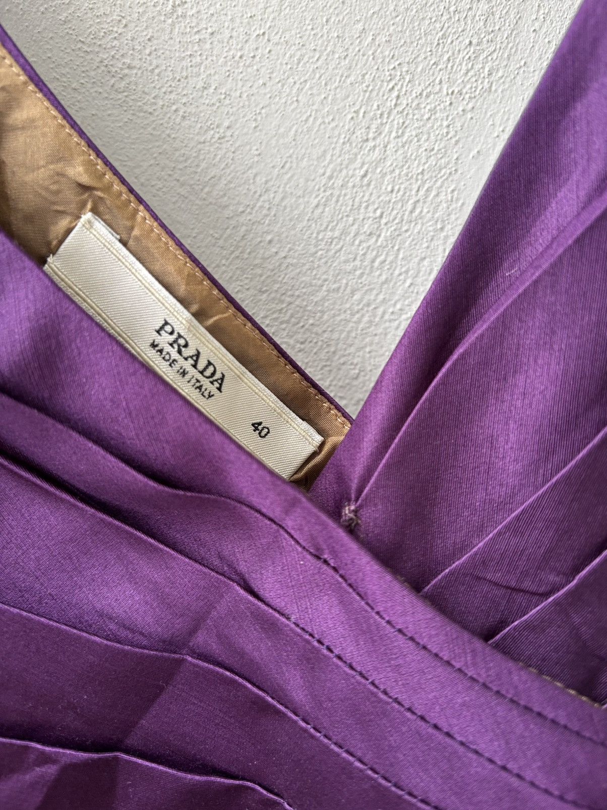 Prada PRADA Elegant Purple Dress Size M / US 6-8 / IT 42-44 - 5 Thumbnail