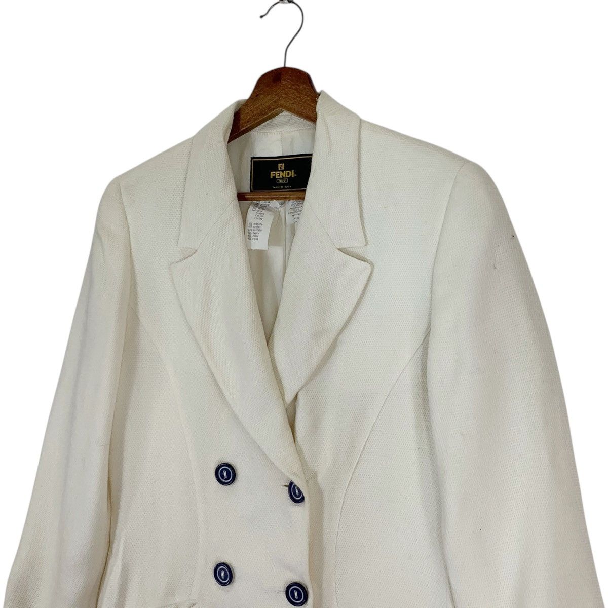 Fendi Vintage Fendi 365 Double Breast Blazer Coat Size US XS / EU 42 / 0 - 4 Thumbnail