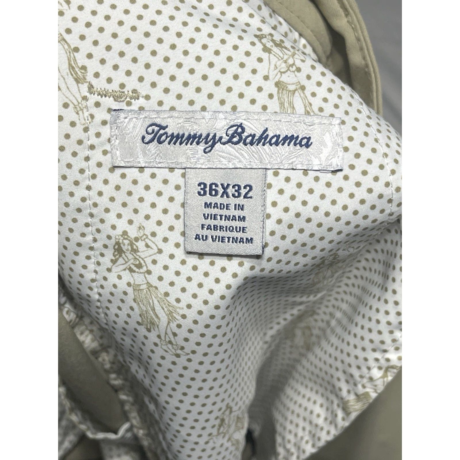 Tommy Bahama Tommy Bahama Pants 38X31 Khaki Tan Performance Chino Athleisure Golf Zip Pocket Shirt? Size US 38 / EU 54 - 5 Thumbnail