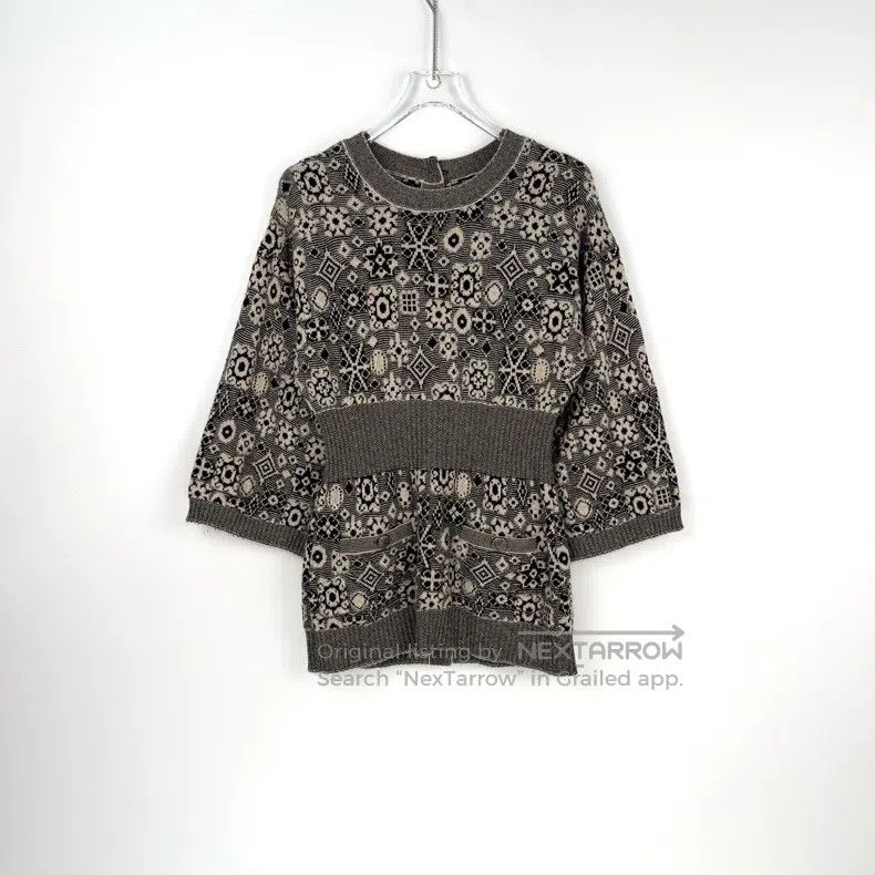 Chanel Chanel Beige black cashmere waisted medium and long cardig Size XS / US 0-2 / IT 36-38 - 3 Thumbnail