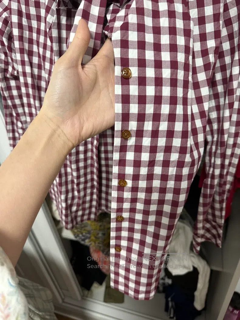 Vivienne Westwood Vivienne Westwood Red Plaid Big Bow Shirt Size M / US 6-8 / IT 42-44 - 5 Thumbnail