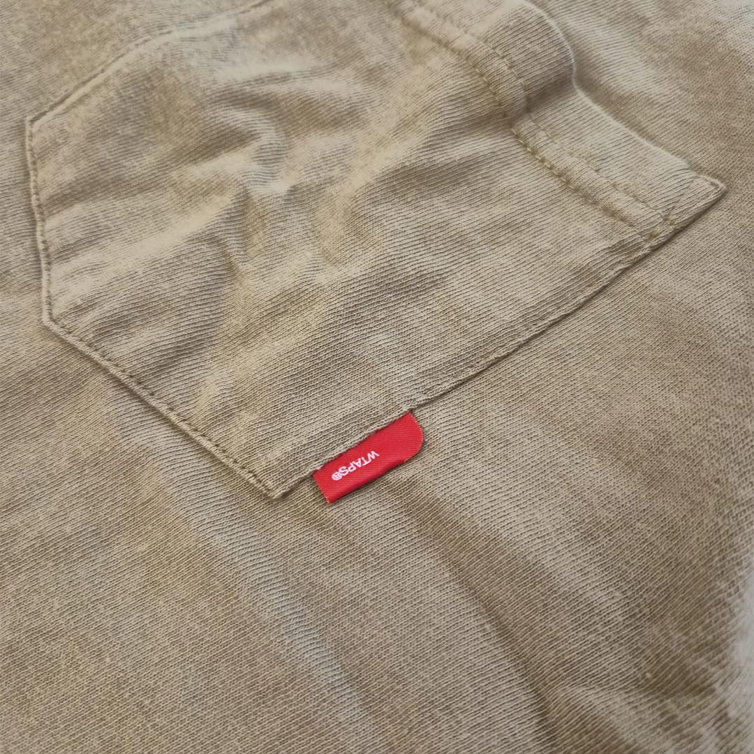 Wtaps WTAPS Blank SS:U-Neck Olive Tee (L) Size US L / EU 52-54 / 3 - 3 Thumbnail