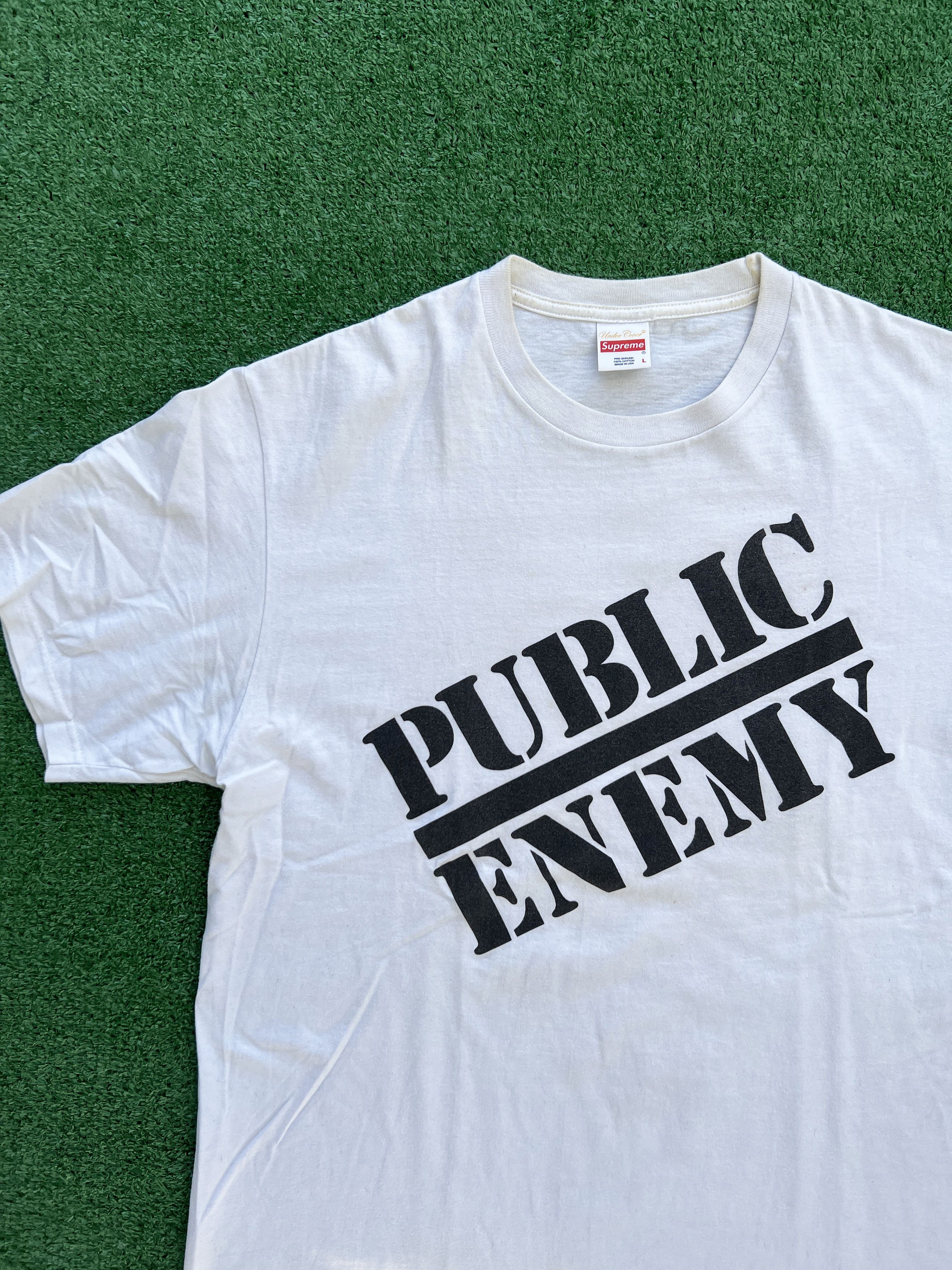 Public Enemy × Supreme × Undercover Supreme Undercover Public Enemy Tee SS18 Size US L / EU 52-54 / 3 - 6 Thumbnail