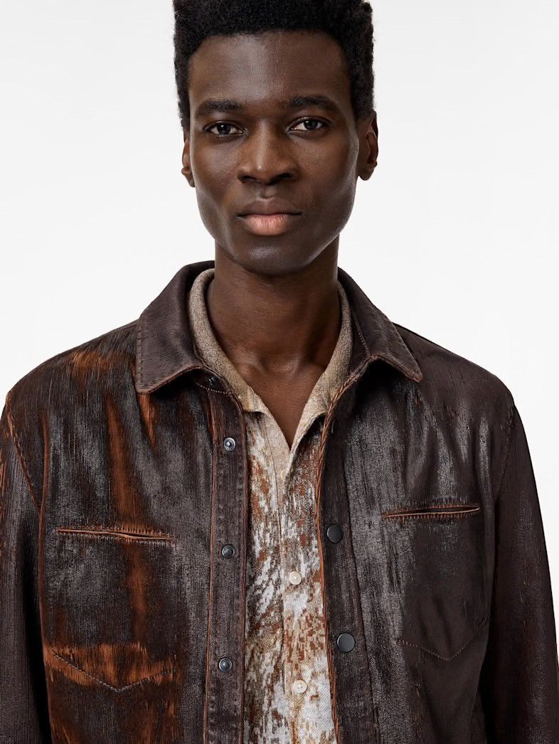 John Varvatos Lottie Shirt Jacket EU 56 USA 46 Size US XL / EU 56 / 4 - 2 Thumbnail