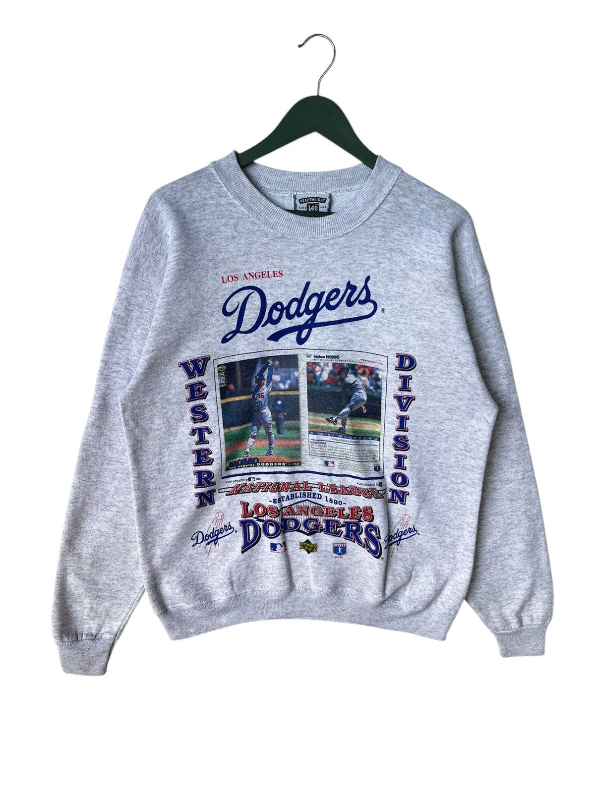 Lee Vintage L.A Dodgers Hideo Nomo Sweatshirt Size US M / EU 48-50 / 2 - 1 Thumbnail