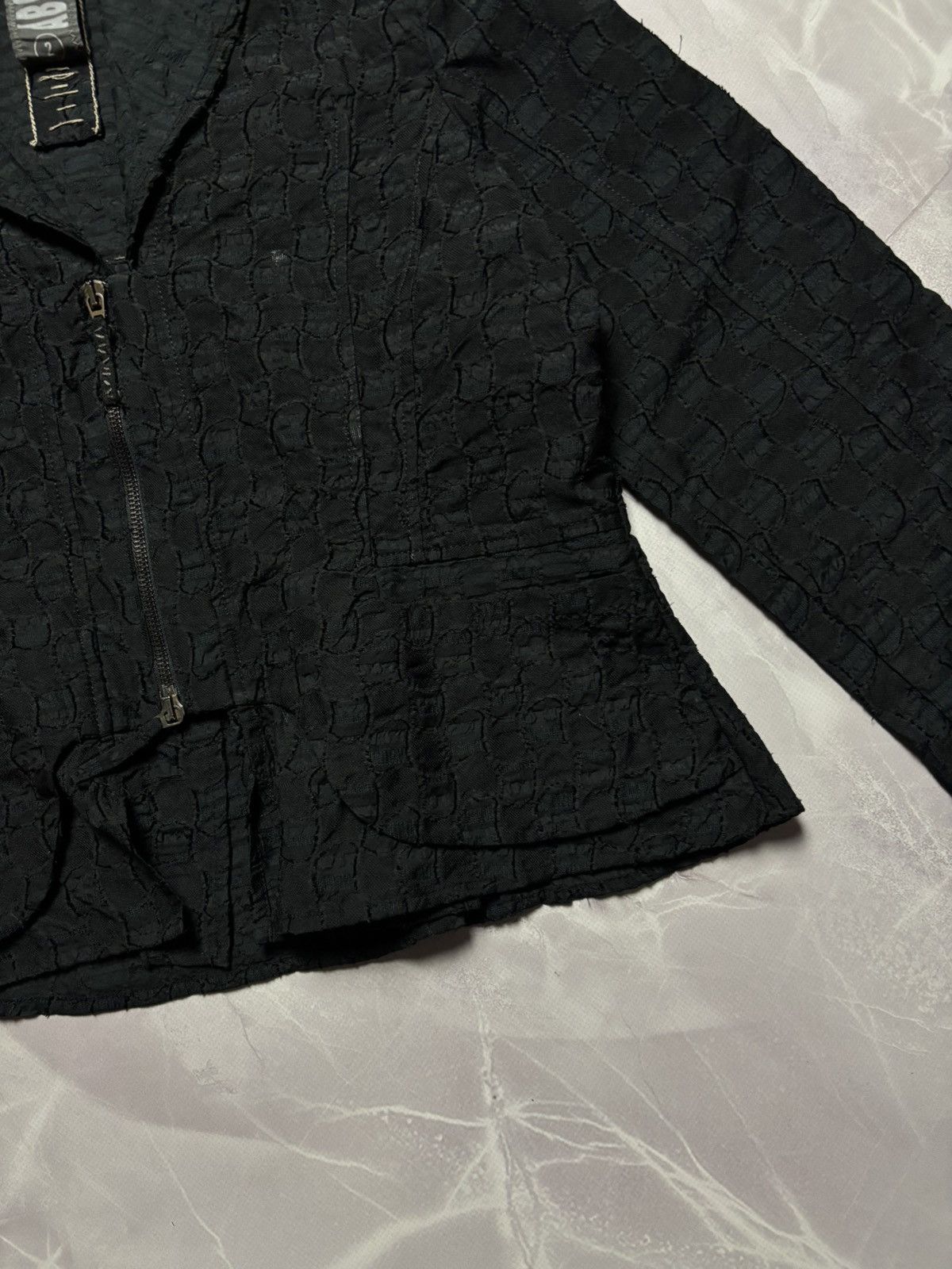 Other ABSOLUT by Zebra Jacket Avant Garde Textured Black Size 2 Size M / US 6-8 / IT 42-44 - 6 Thumbnail