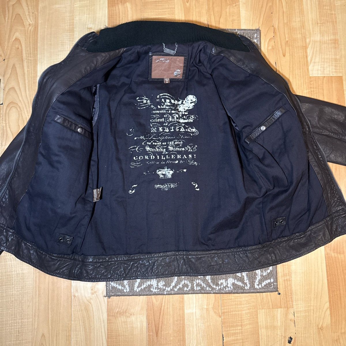 Guess Vintage Guess Leather Bomber Jacket Men's Size US M / EU 48-50 / 2 - 4 Thumbnail