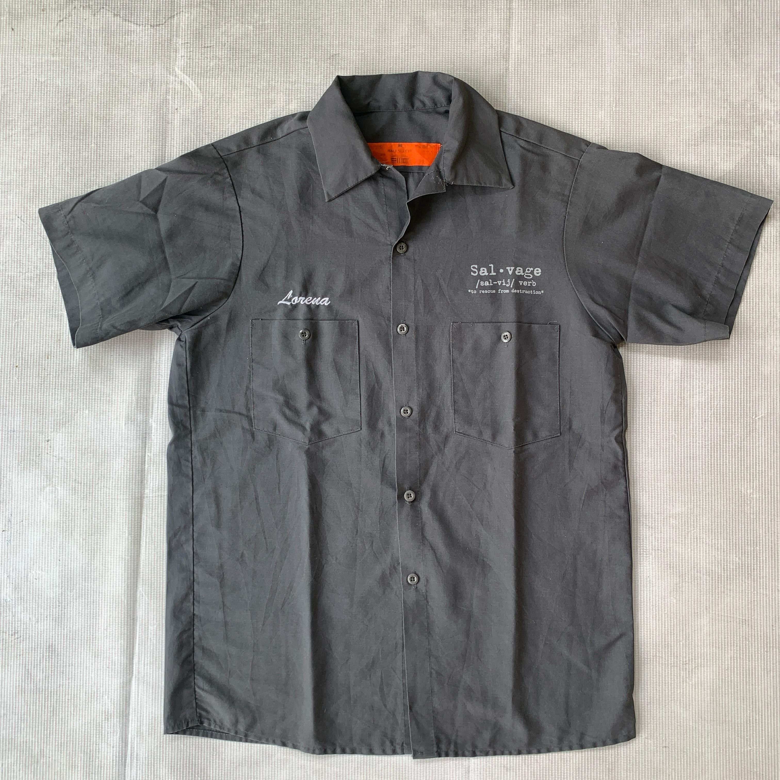 Vintage Half Sleeve workshirt Size US M / EU 48-50 / 2 - 1 Thumbnail