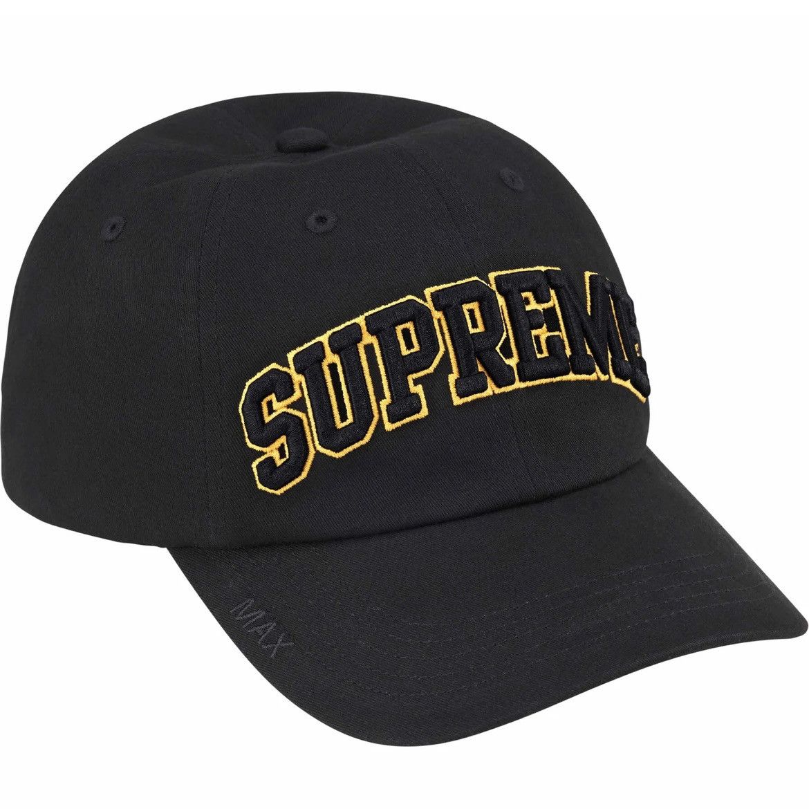 image of Supreme Difference 6 Panel in Black/Yellow, Men's