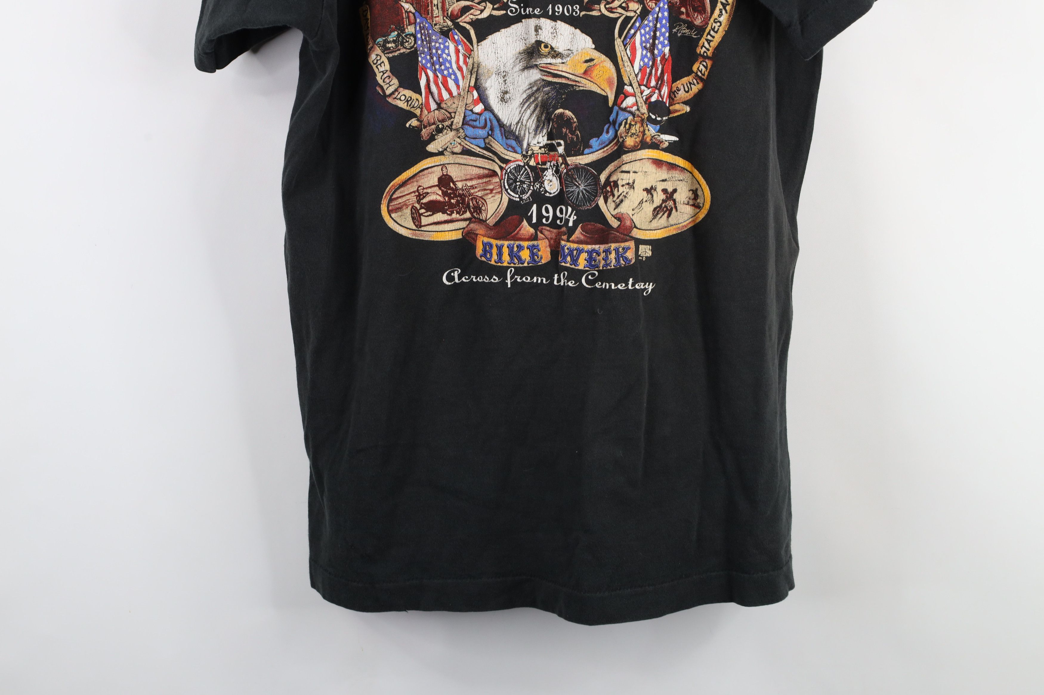 Vintage Vintage 90s 1994 Bike Week Boothill Saloon T-Shirt USA Size US L / EU 52-54 / 3 - 15 Thumbnail