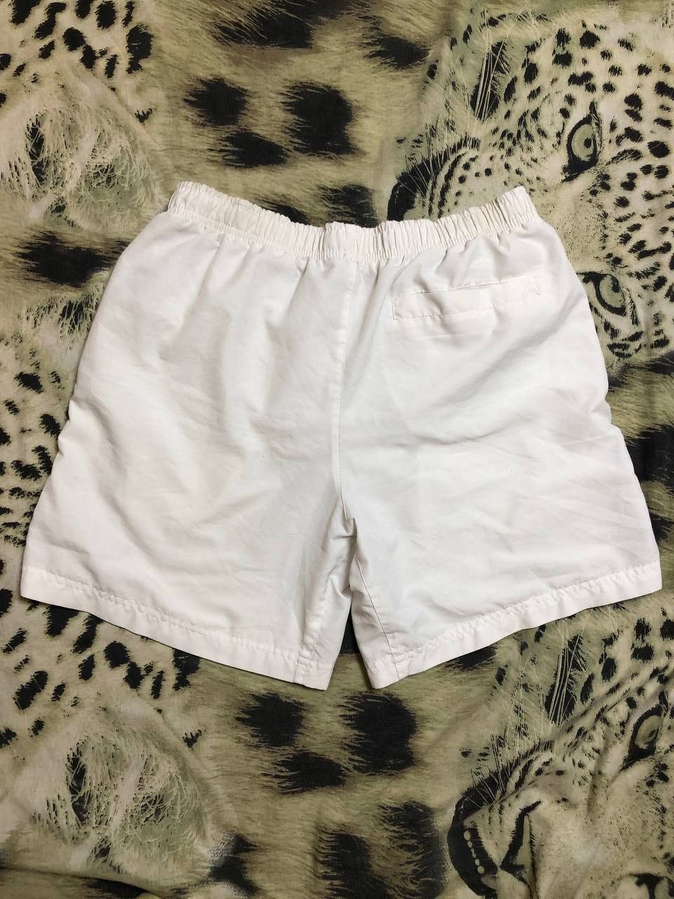 Nike Vintage white Shorts NIKE logo Y2K streetwear sportwear Size US 32 / EU 48 - 18 Thumbnail