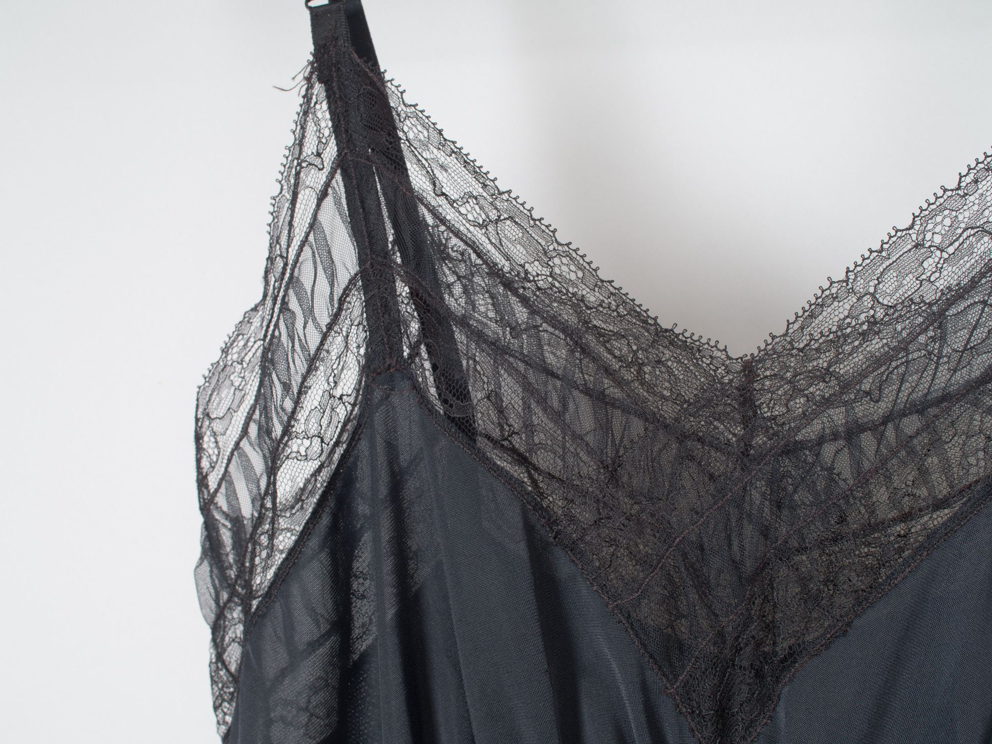 Vintage 1950's Lace Slip Dress Size S / US 4 / IT 40 - 7 Thumbnail