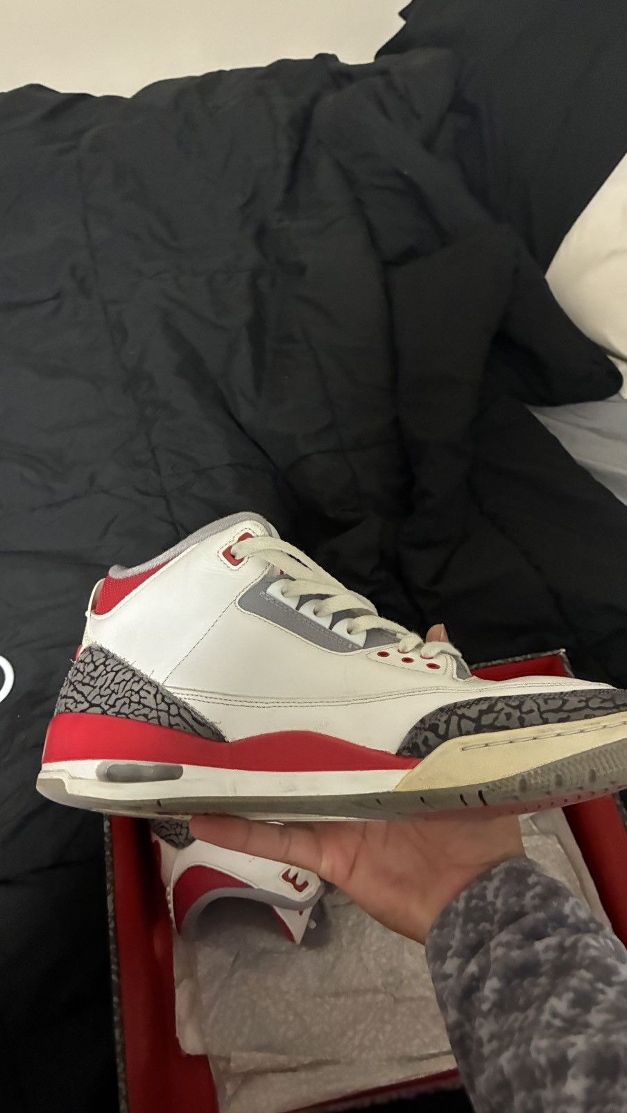 Jordan Brand Jordan 3 fire red Size US 13 / EU 46 - 3 Thumbnail