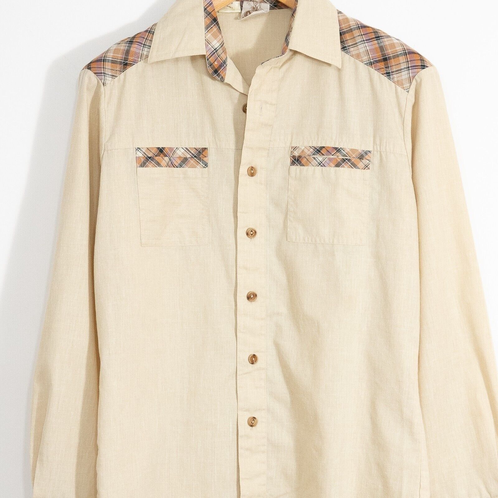 Vintage Vintage 70s Alfie California Button Up Shirt M Plaid Retro Size US M / EU 48-50 / 2 - 2 Thumbnail
