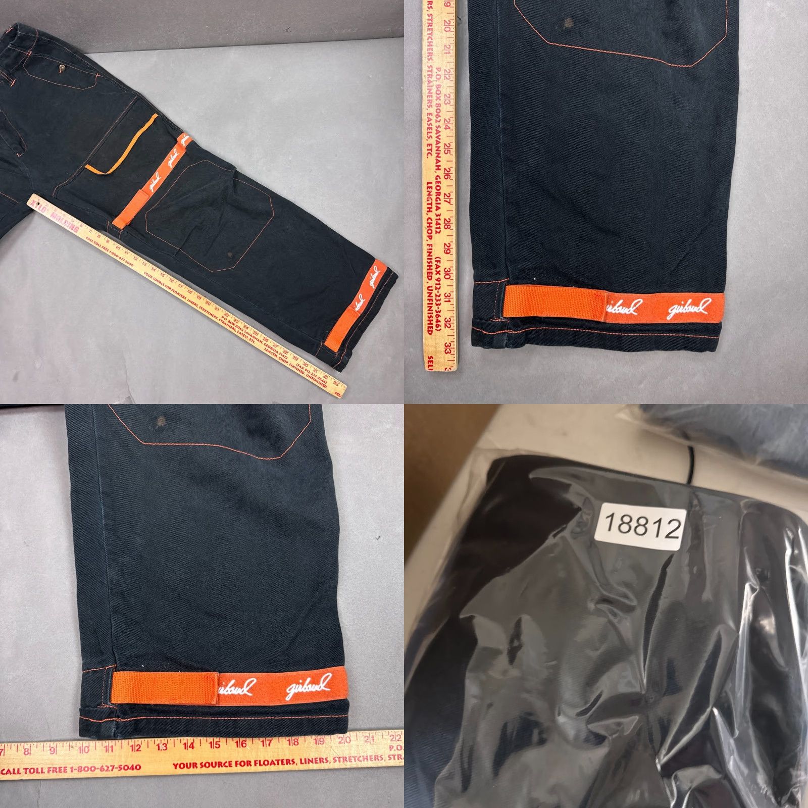Vintage VINTAGE Girbaud Jeans Men 38x34 Black Shuttle Cargo Straight Jeans Mens Size US 40 / EU 56 - 11 Thumbnail