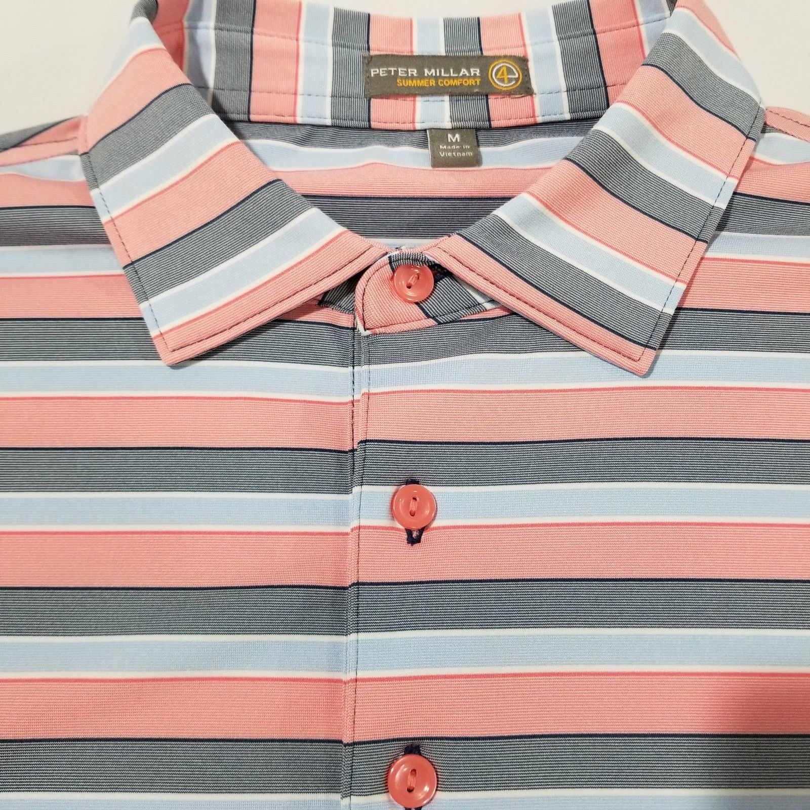 Peter Millar Peter Millar Polo Medium Summer Comfort Short Sleeve Golf Size US M / EU 48-50 / 2 - 4 Thumbnail