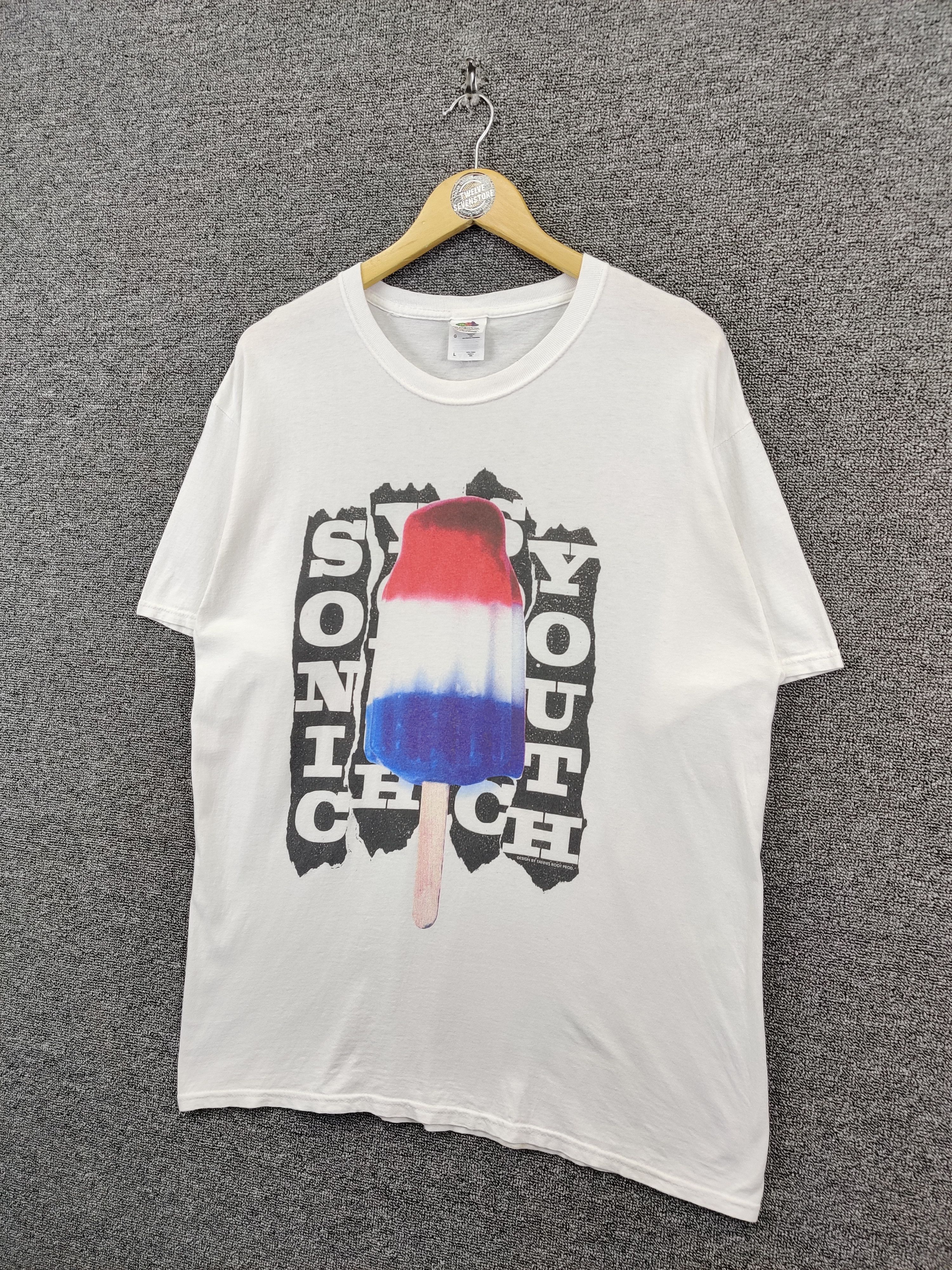 Band Tees Vintage Sonic Youth Bomb Pop Band Tee Tshirt Size US L / EU 52-54 / 3 - 2 Thumbnail