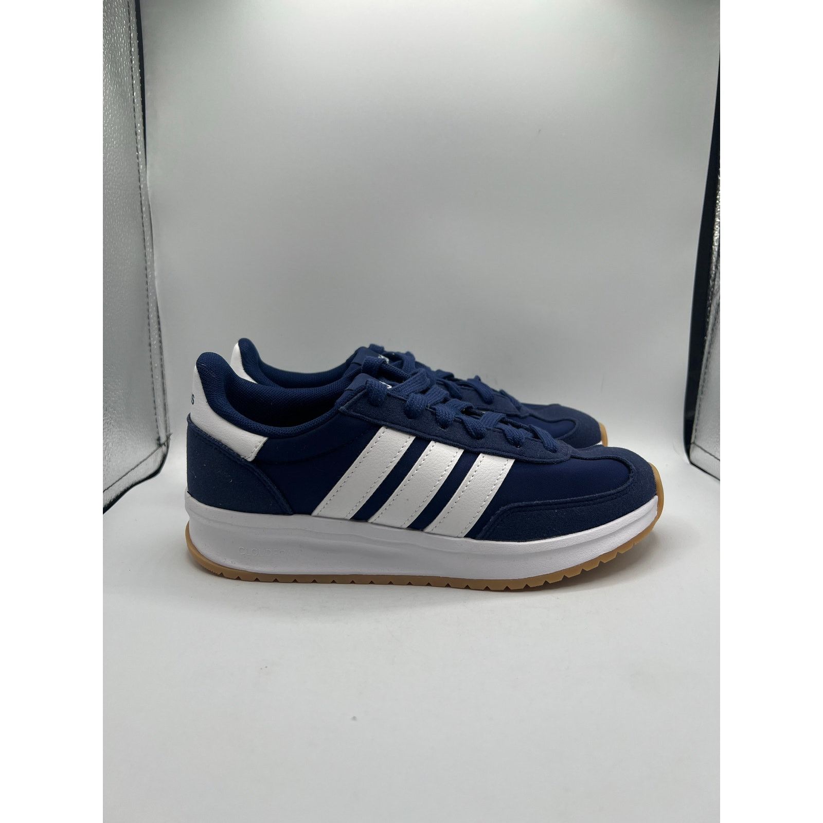 Adidas Adidas Run 70s 2.0 J “Dark Blue White” size 4Y Size US 5.5 / IT 35.5 - 3 Thumbnail