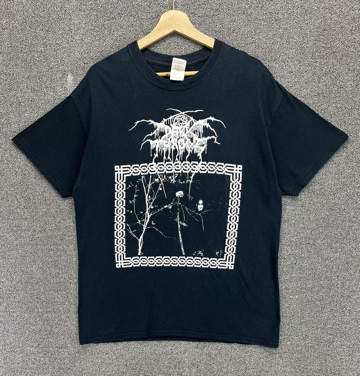 Band Tees Vintage Y2K DarkThrone Taakeferd Punk Rock Band Tees T Shirt Size US L / EU 52-54 / 3 - 2 Thumbnail