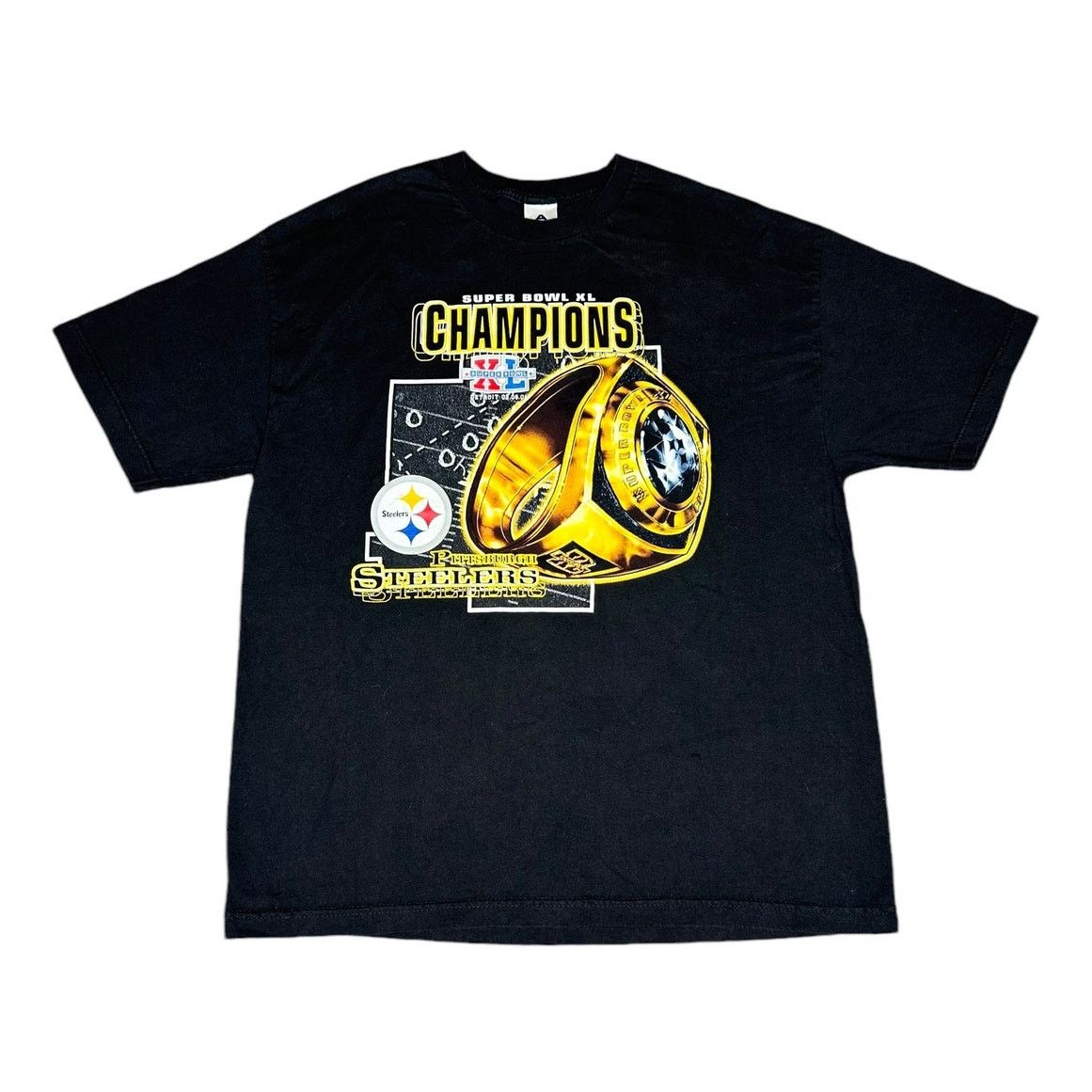 Alstyle × NFL × Vintage Vintage Pittsburgh Steelers NFL Super Bowl Champions T-Shirt Size US XL / EU 56 / 4 - 1 Thumbnail