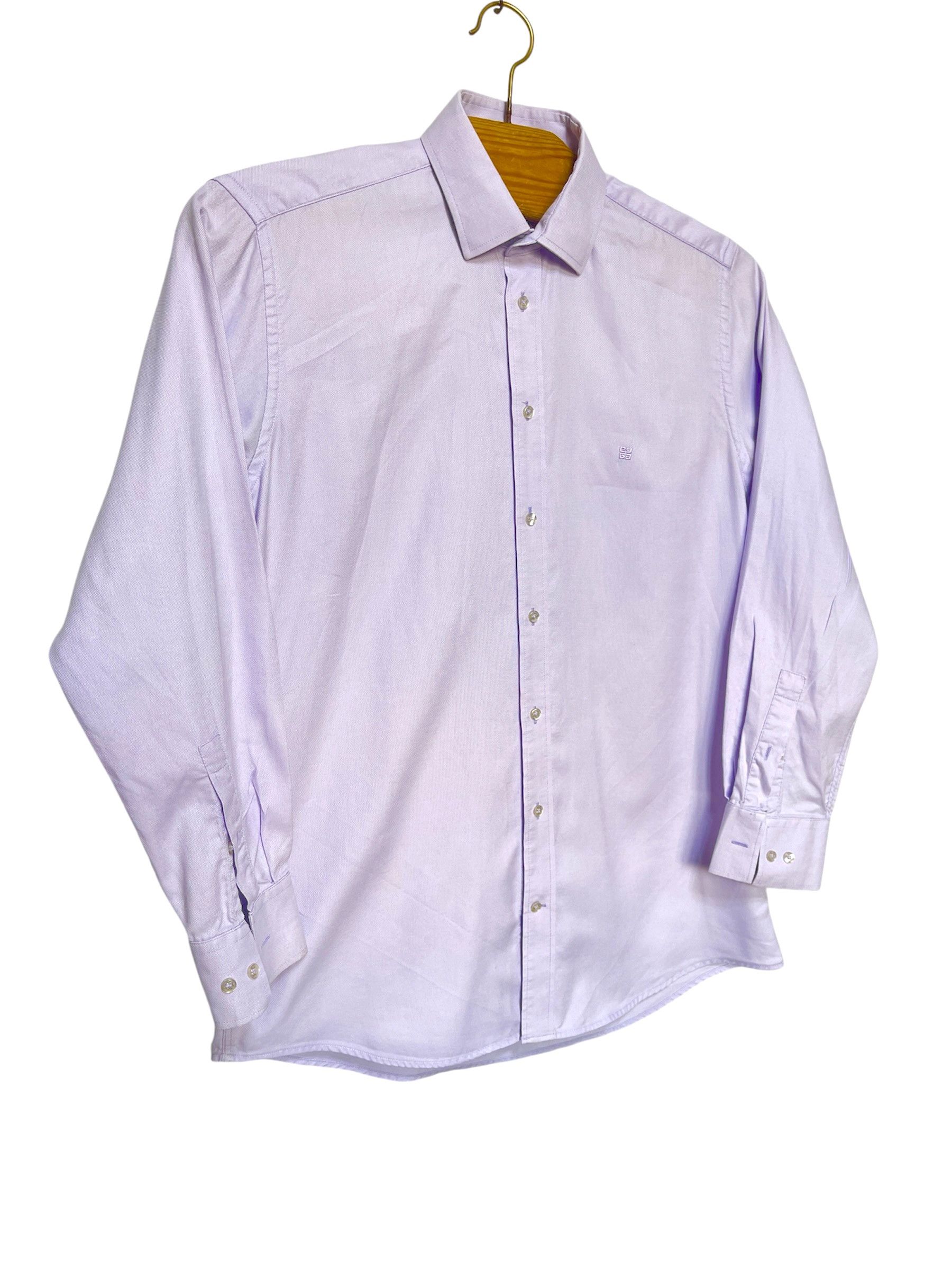 Givenchy 🔥 Givenchy 4G shirt long sleeve cotton light purple Size US M / EU 48-50 / 2 - 2 Thumbnail