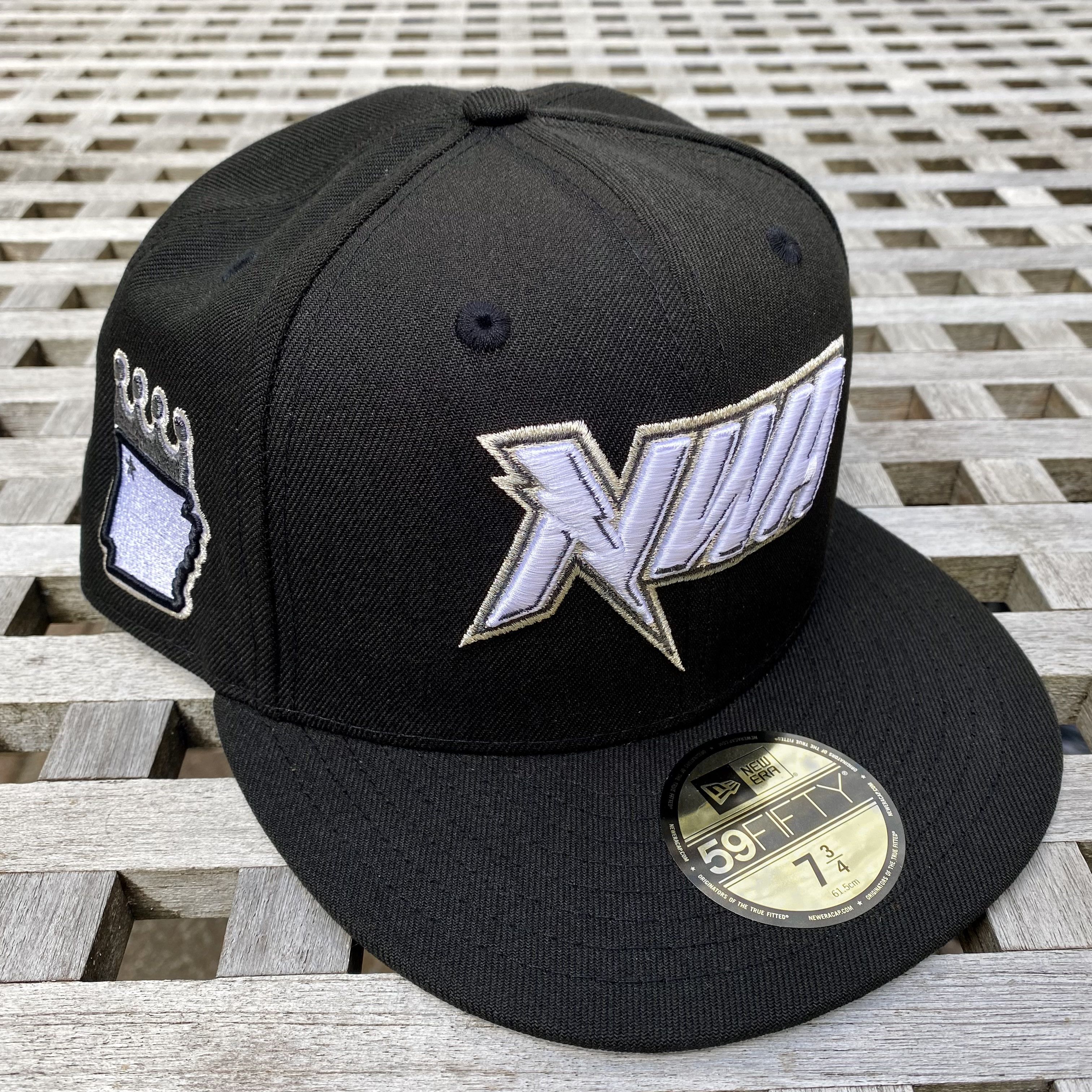 image of Hat Club x New Era Northwest Arkansas Naturals Nwa New Era Topperz Hat 7 3/4 in Black, Men's
