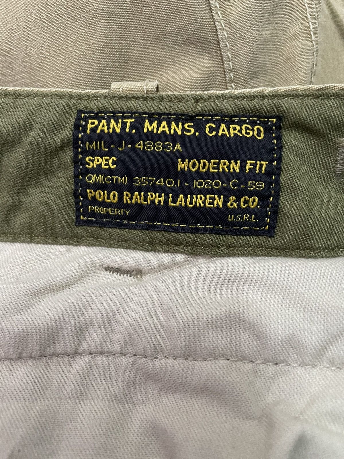 Polo Ralph Lauren Vintage Polo Ralph Laurent Cargo Army Pants Size US 39 - 6 Thumbnail