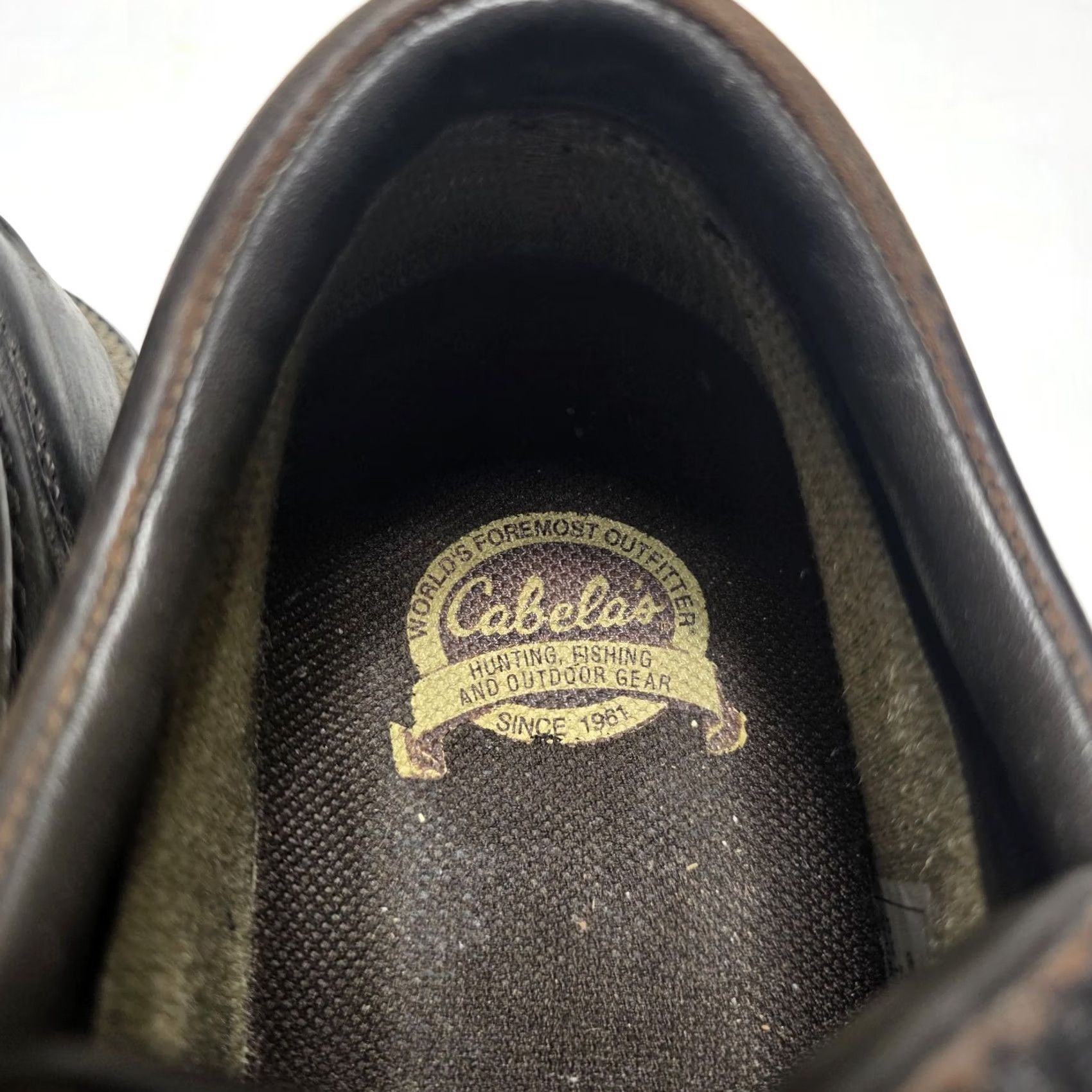 Vintage Cabela's Low Top Boots Moc Toe Oxford Shoes - Size 9 M - Vibram Sole - Leather Brown Boot Mens Size US M / EU 48-50 / 2 - 4 Thumbnail