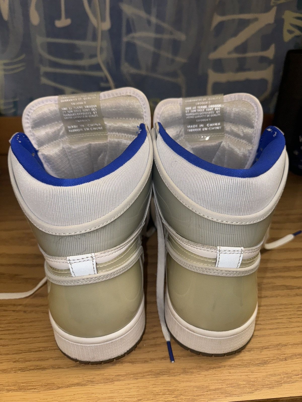 Nike Nike Air Jordan 1 High Zoom Racer Blue Size US 13 / EU 46 - 3 Thumbnail
