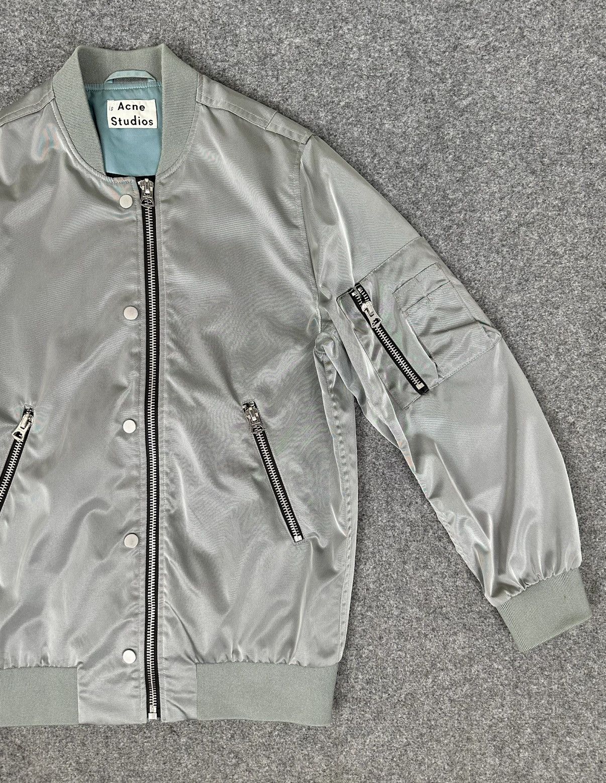 Acne Studios Acne Studios - Varden Tech S/S16 - M-A1 Bomber Jacket Size US M / EU 48-50 / 2 - 4 Thumbnail