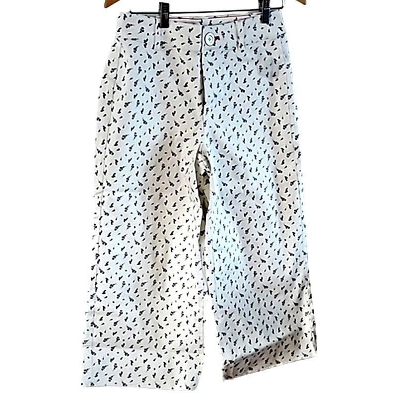 Other Peace Love World Women’s 4P Petite White Cropped Jeans Size 27" / US 4 / IT 40 - 5 Thumbnail