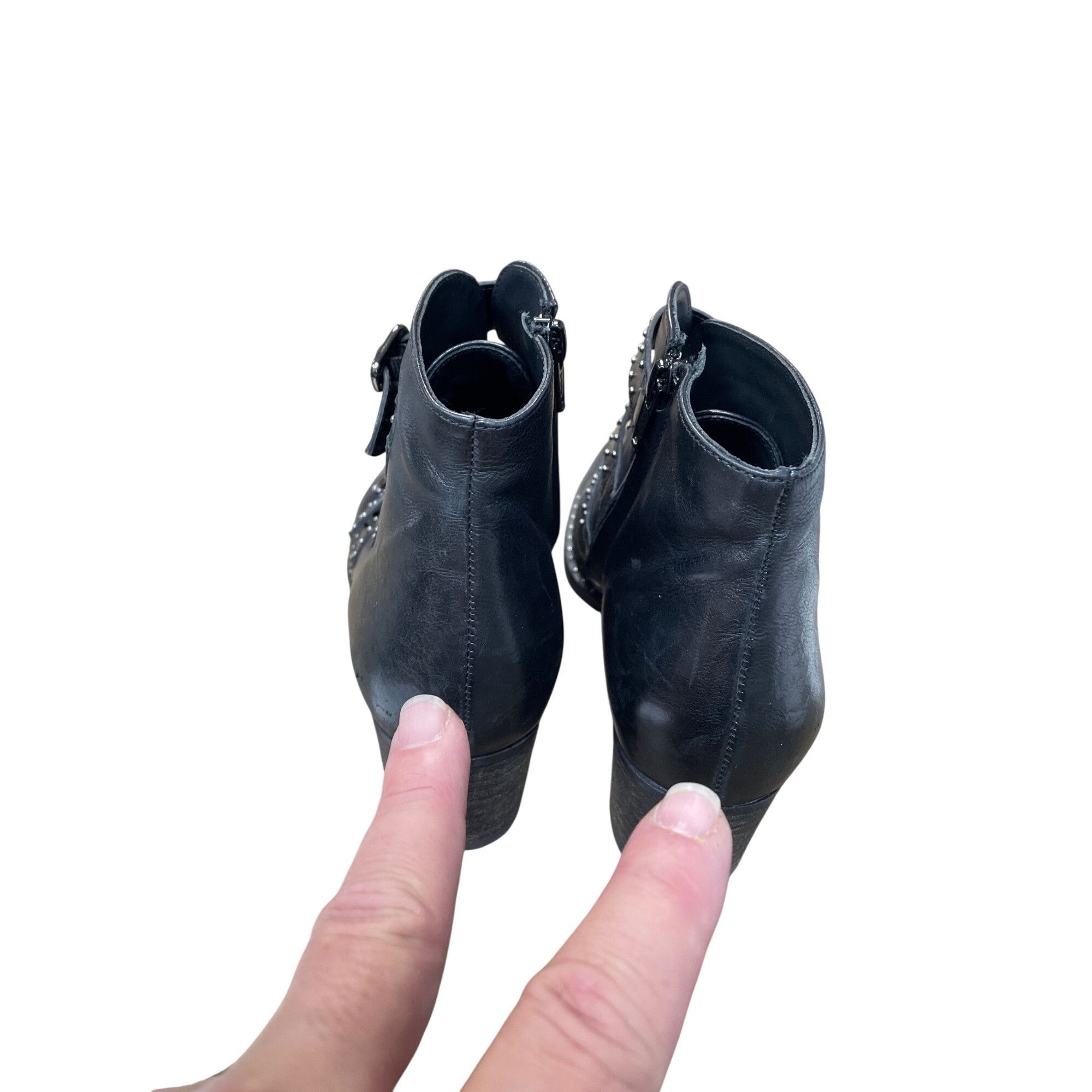 Other Paul Green Womans Black leather studed moto ankle boots sz 5 Size US 5.5 / IT 35.5 - 15 Thumbnail