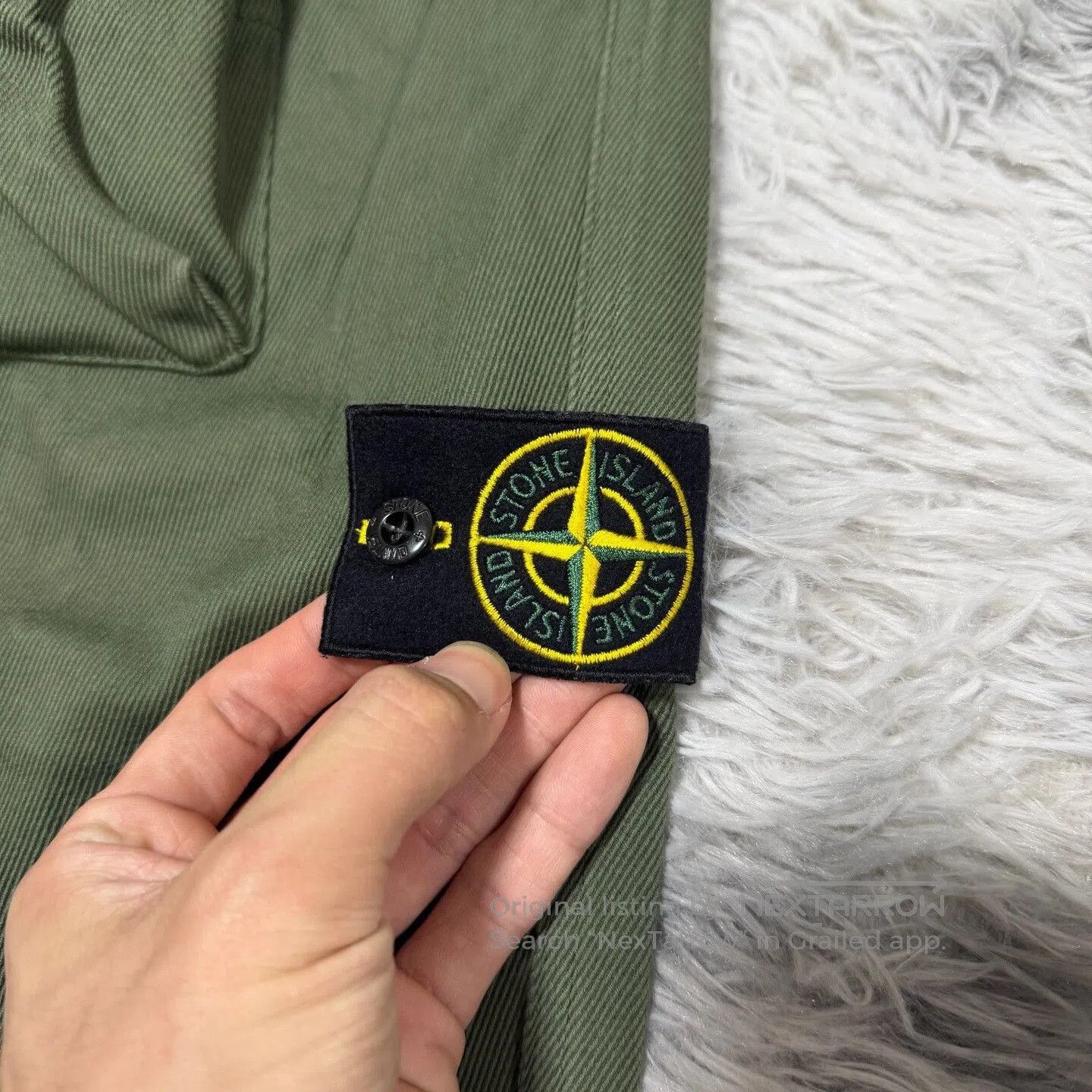 Stone Island Stone Island Green Cargo Straight-Leg Pants W30. Size US 30 / EU 46 - 3 Thumbnail