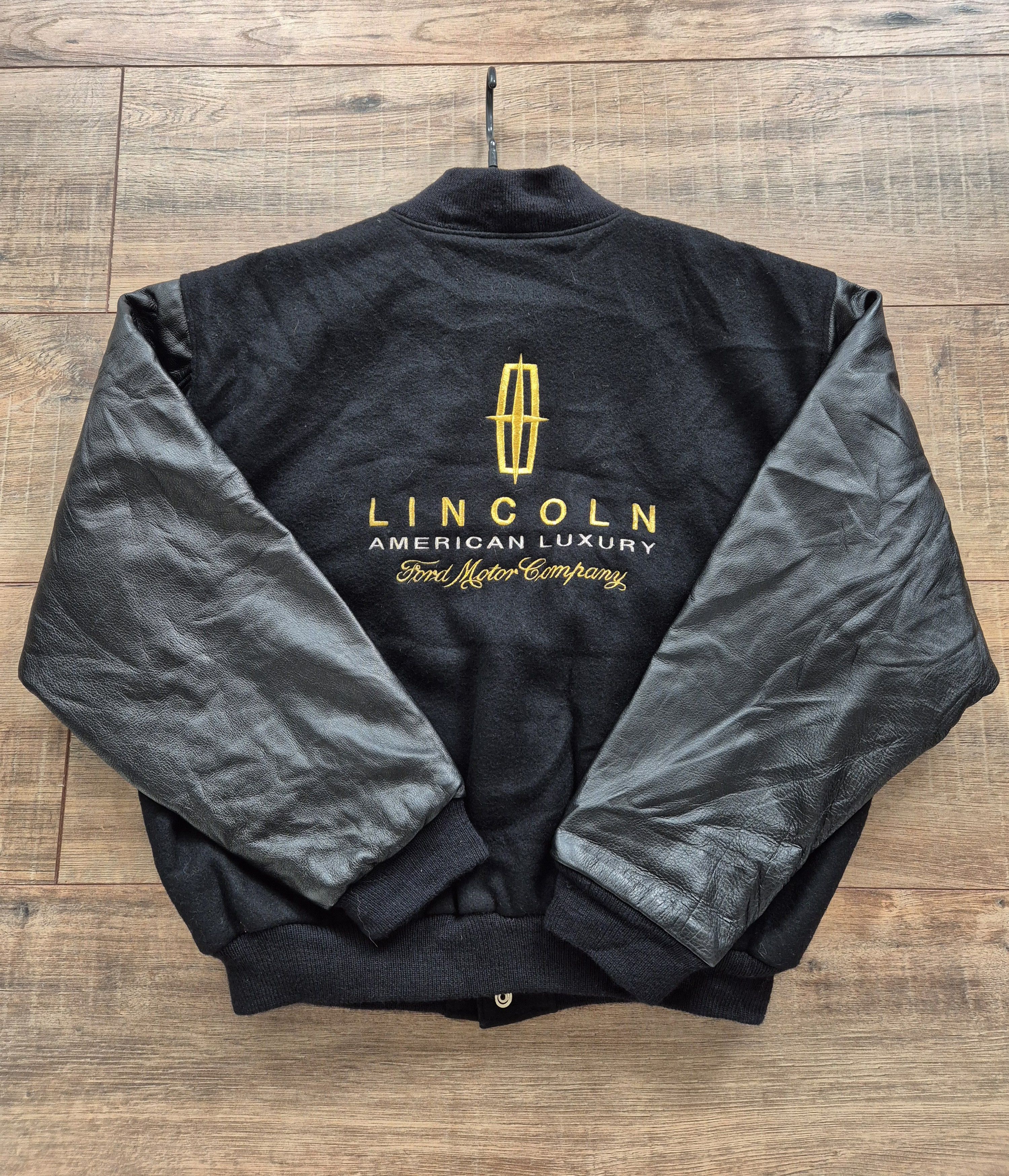 Golden Bear Rare Lincoln Ford jacket wool, leather Size US L / EU 52-54 / 3 - 1 Thumbnail
