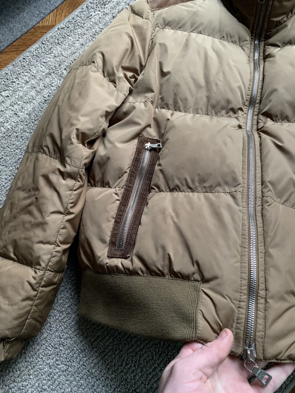 Prada Prada Jacket SGV760 Down Bomber Winter Coat Shearling Linea Size US M / EU 48-50 / 2 - 22 Thumbnail