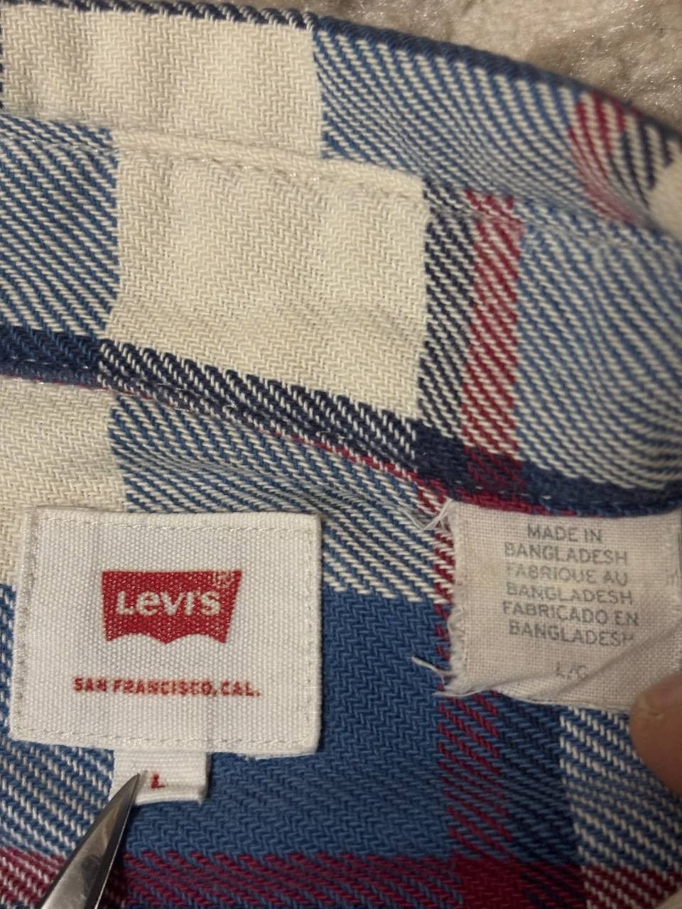 Levi's Levi's Vintage blue checkered shirt size L Size US L / EU 52-54 / 3 - 11 Thumbnail
