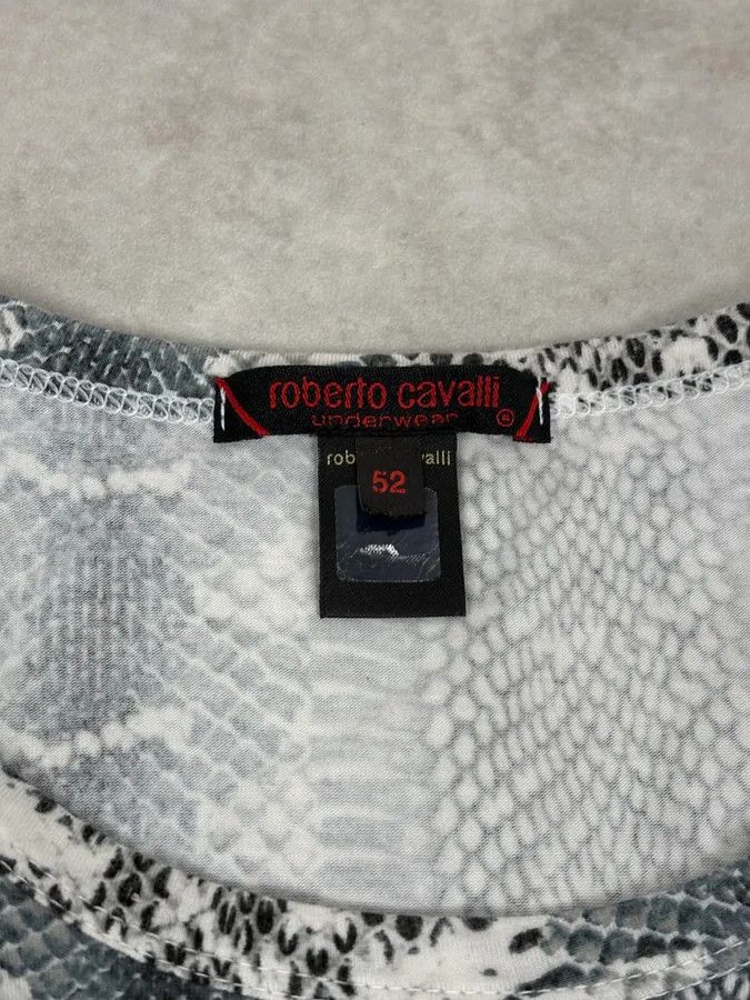 Roberto Cavalli 2000s Roberto Cavalli Python Snake Grey Longsleeves Size US S / EU 44-46 / 1 - 9 Thumbnail