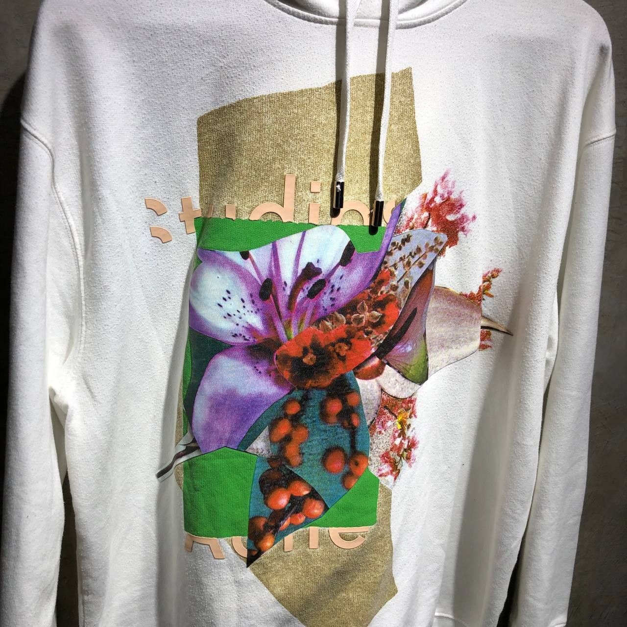 Acne Studios Acne Studios Flower Print Hoodie Size US L / EU 52-54 / 3 - 7 Thumbnail